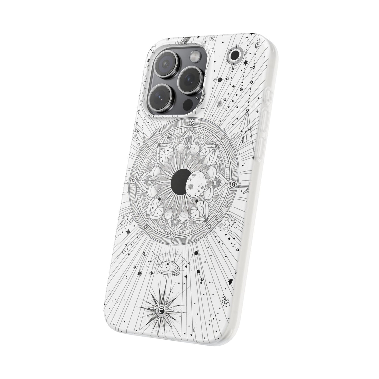 Celestial Mandala Mystique | Flexible Phone Case for iPhone