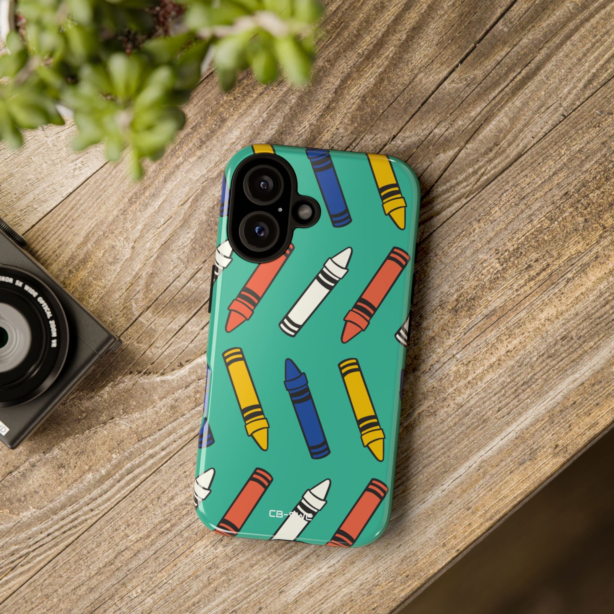 Crayons Dance Playfully - iPhone Case