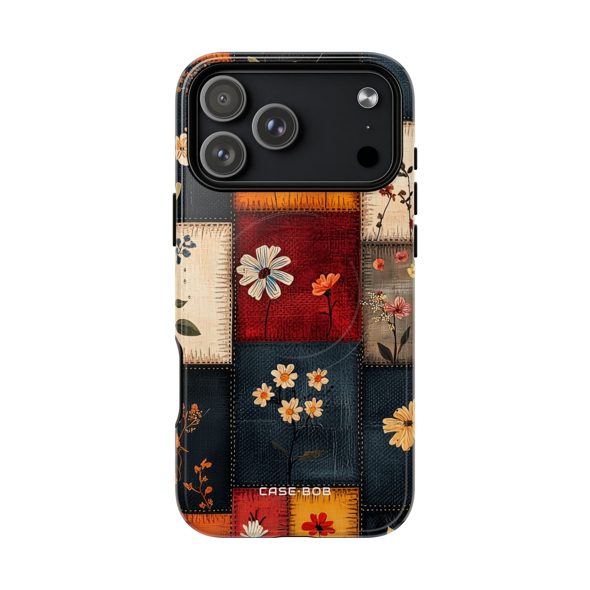 Patchwork Blooms iPhone 17 Pro Max Case - Tough+