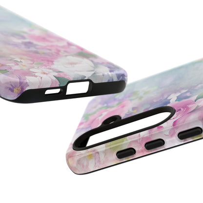 Dreamy Floral Watercolor - Tough Samsung S24 Phone Case