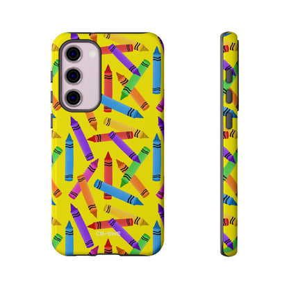 Crayons Scatter Playfully - Samsung Case