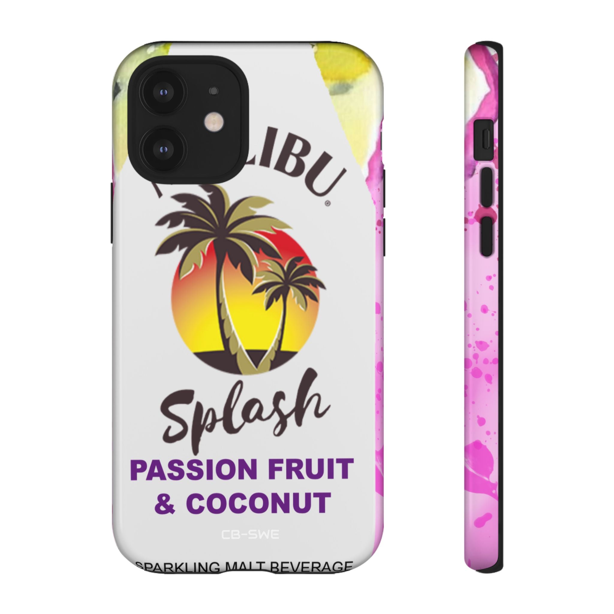 Tropical Sunset Splash - iPhone Case