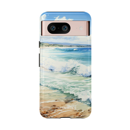 Foamy Wave Breeze Google Pixel 8 Case - Tough