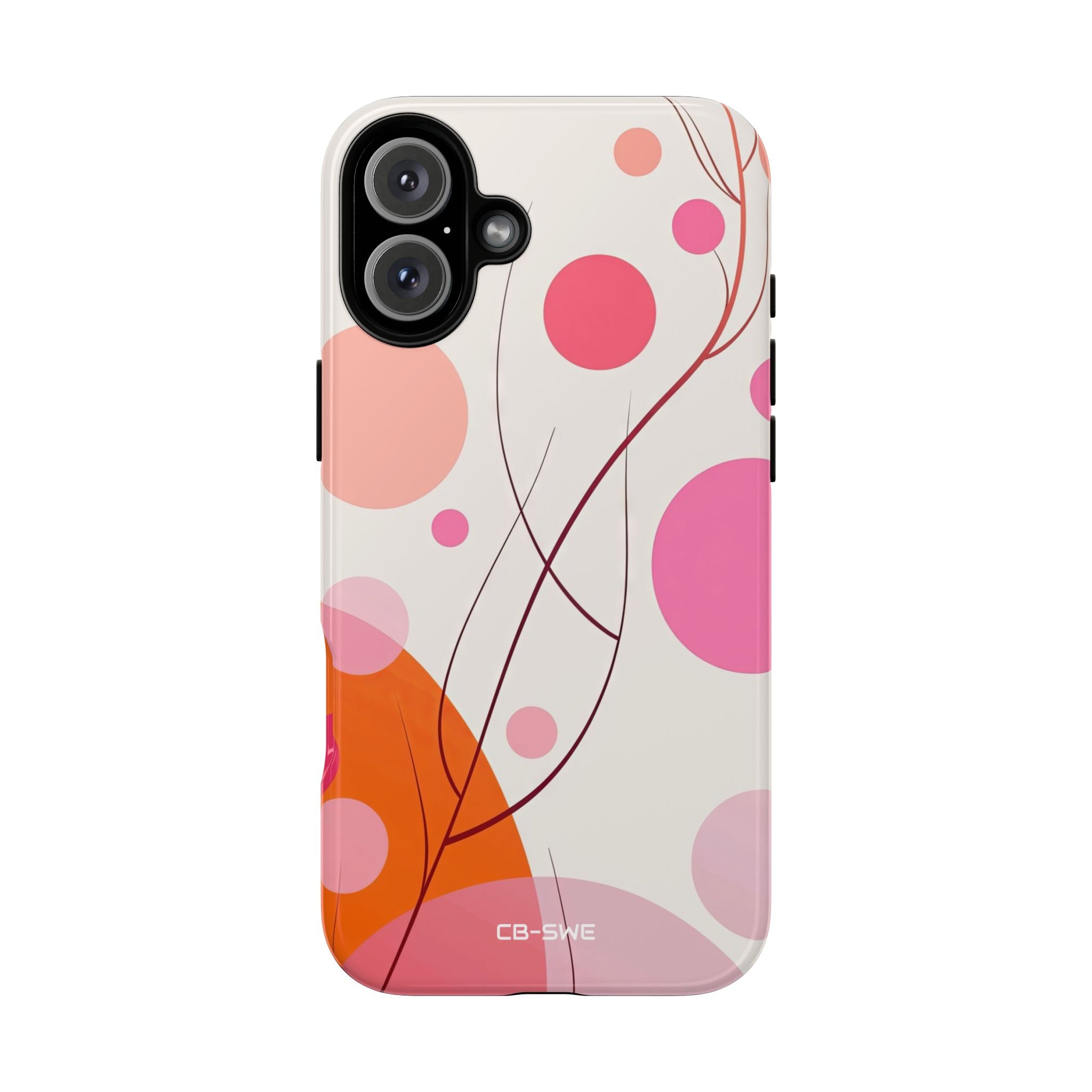 Circles Embrace Lines - iPhone Case