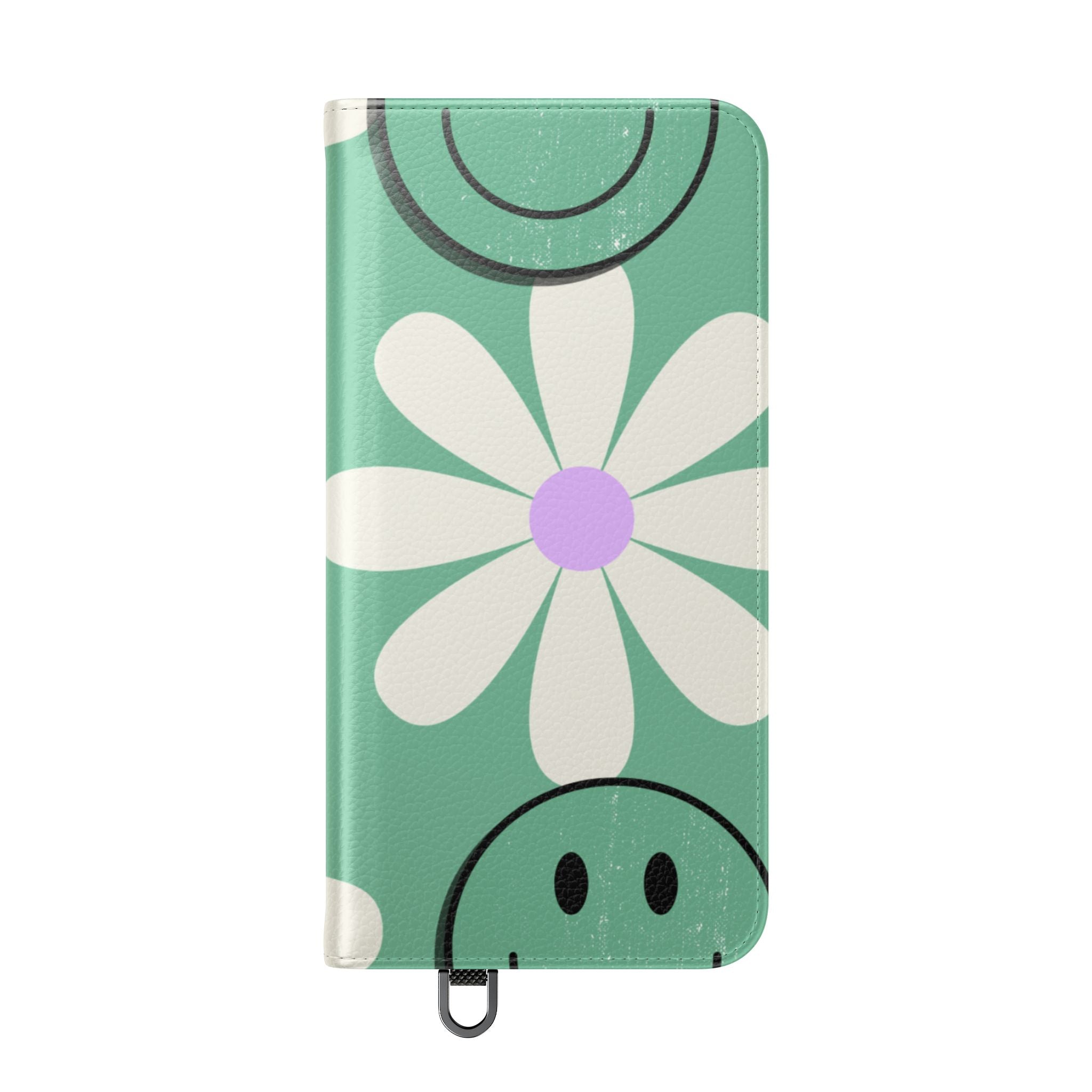 Smiley Daisy Glow - Samsung S25+ Case - Wallet