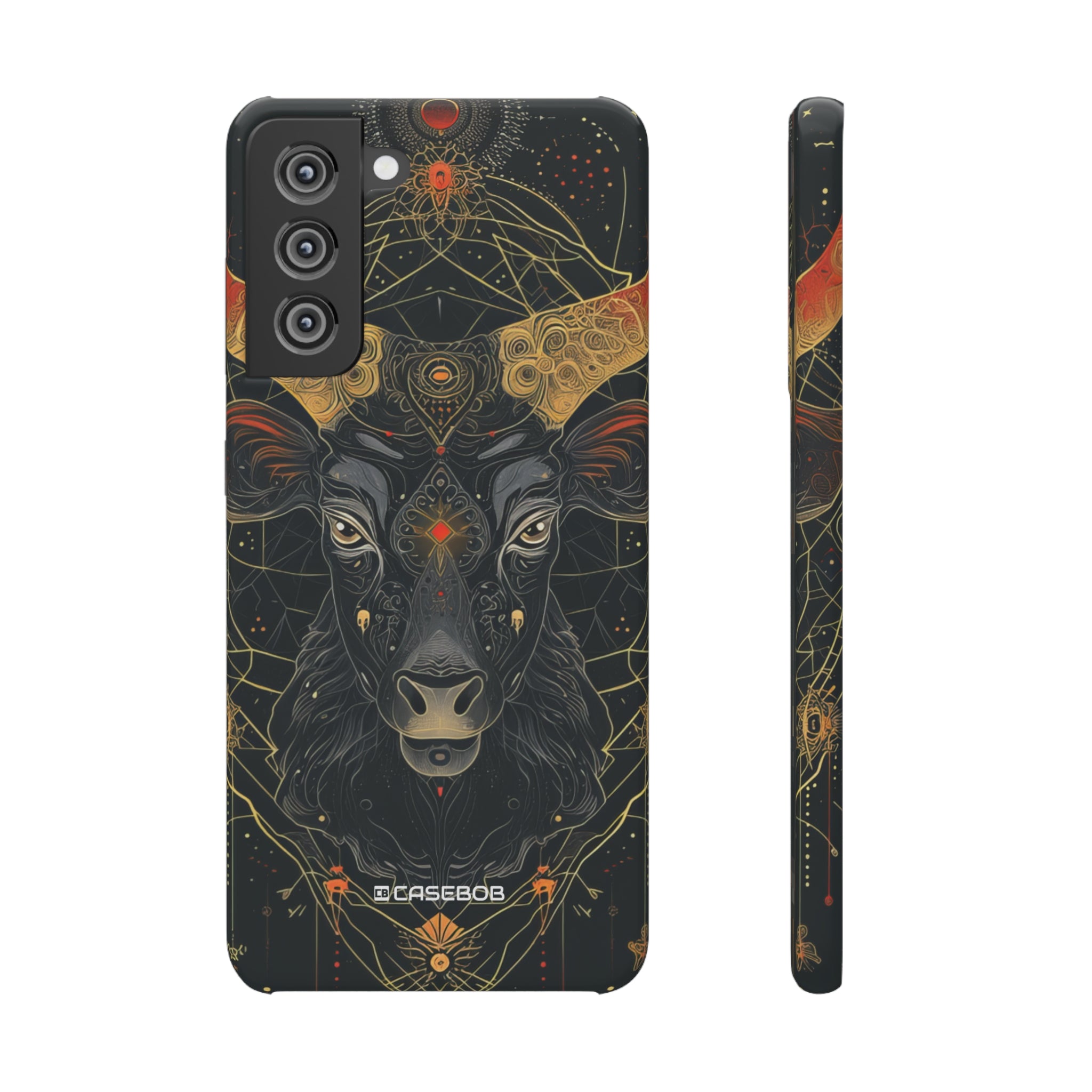 Celestial Taurus Mystique | Slim Phone Case for Samsung