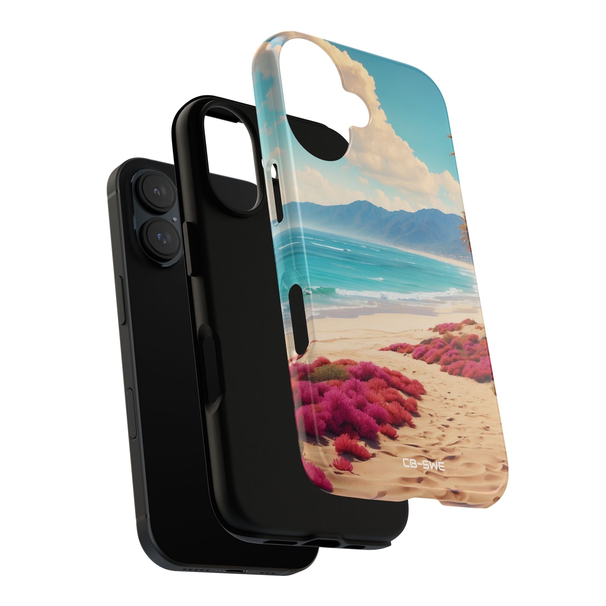 Footprints Trace Sand - iPhone Case