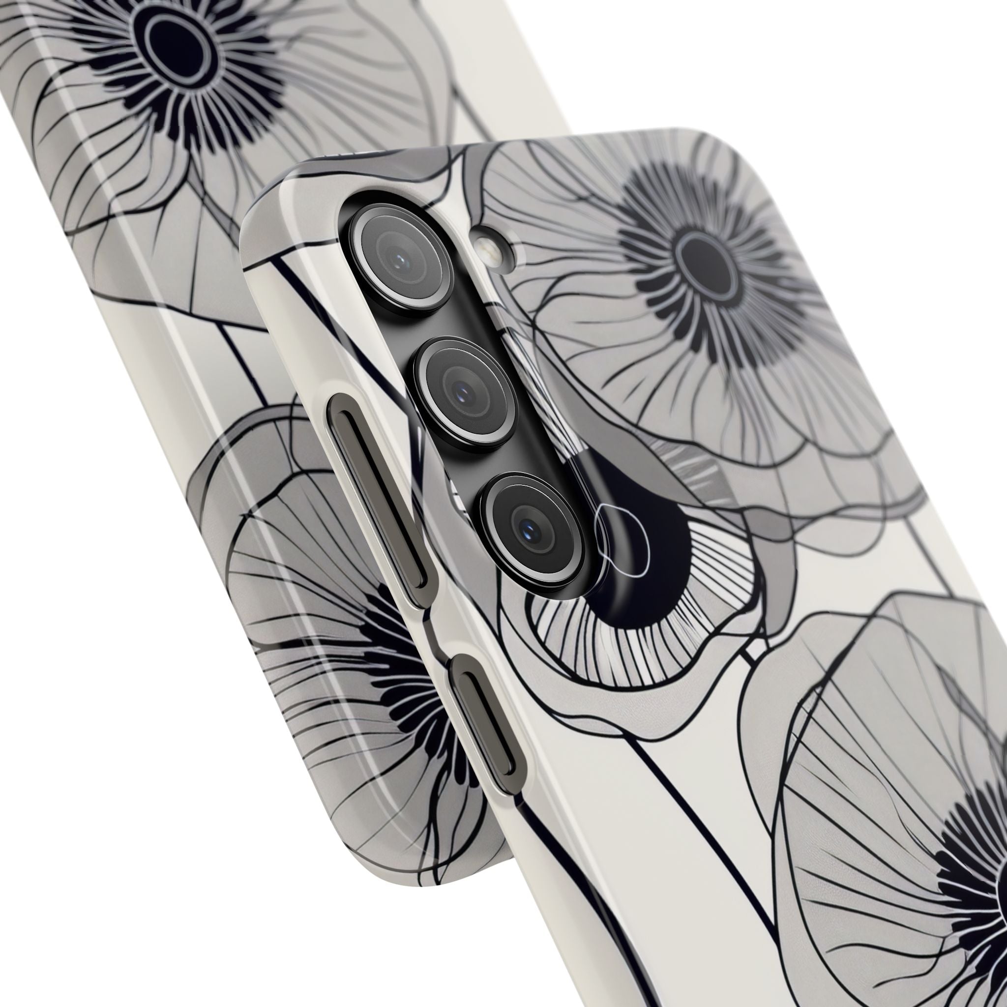 Modern Minimalist Flowers Samsung S23 - Slim Phone Case