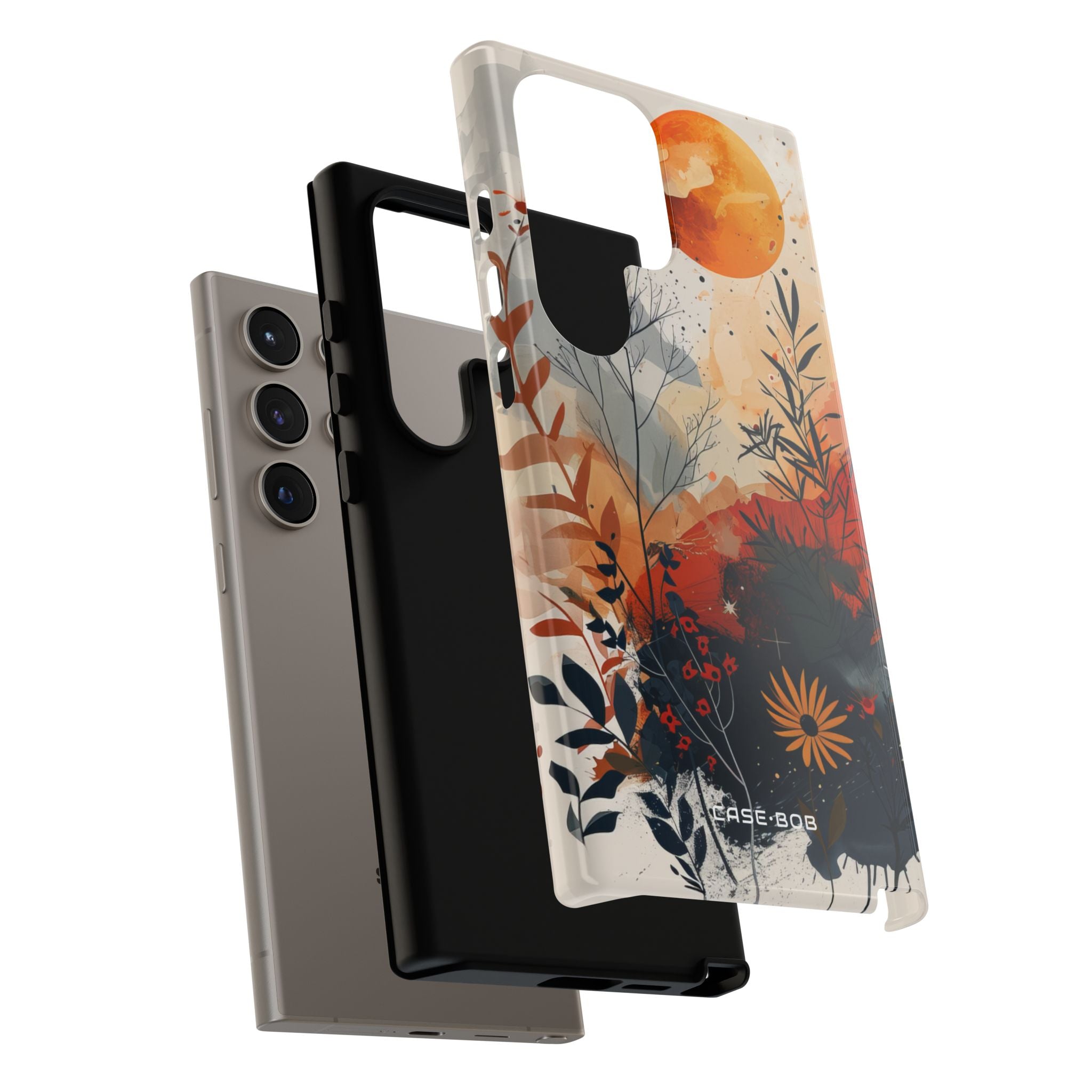 Orange Solstice Samsung S24 Ultra Case - Tough