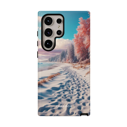 Snowy Footprints Samsung S24 Ultra Case - Tough