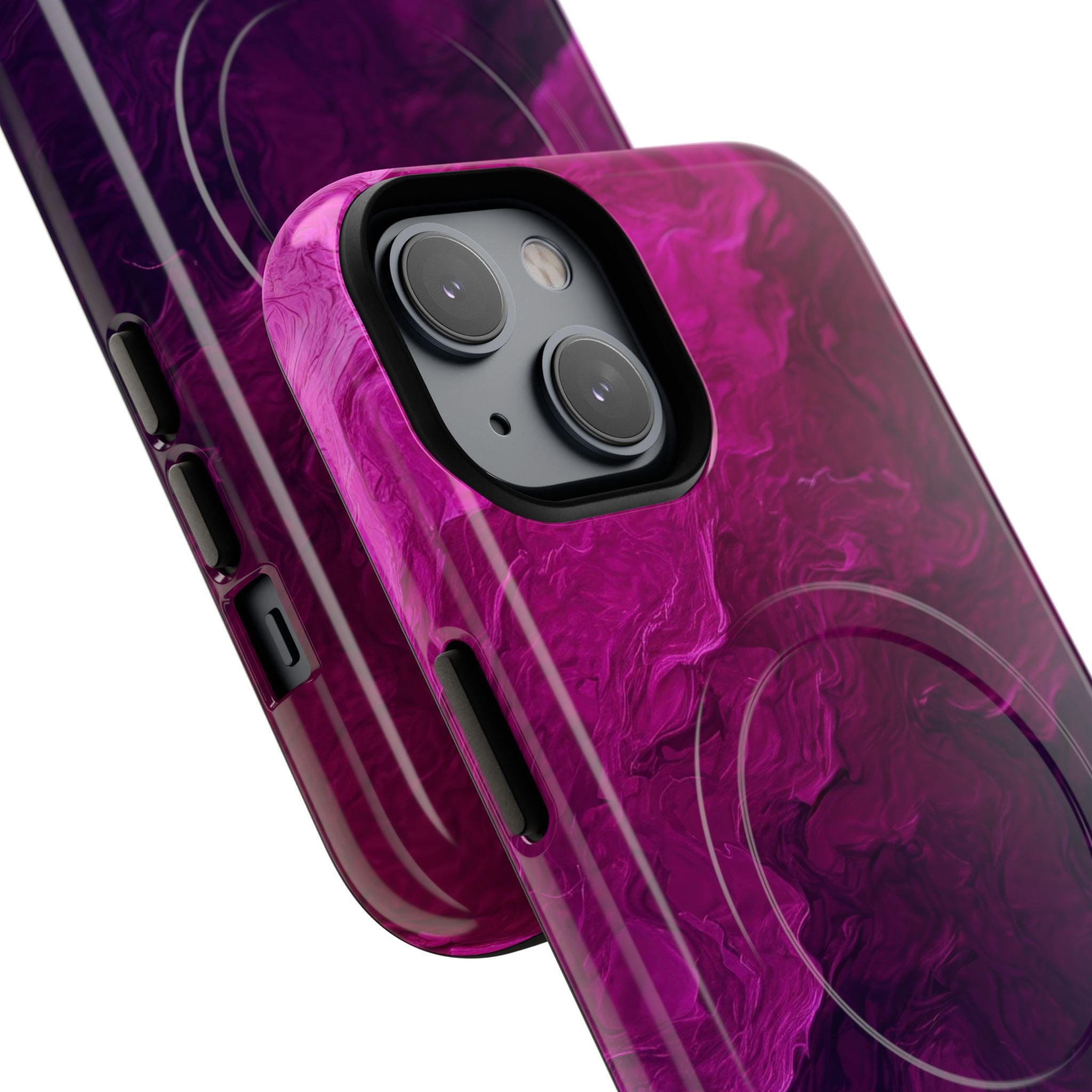 Violet Swirl iPhone 14 Case - Tough+