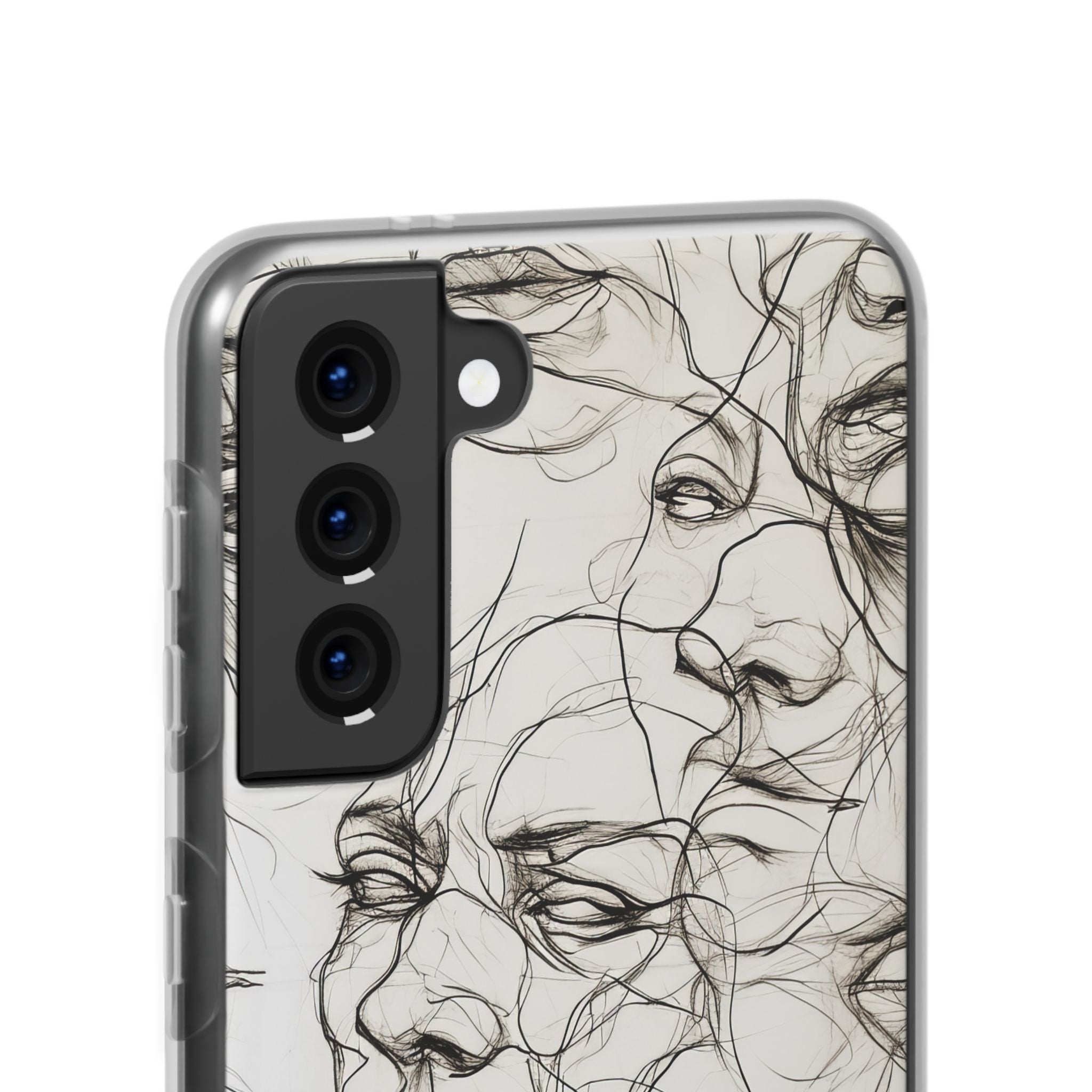 Ethereal Faces | Flexible Phone Case for Samsung Galaxy