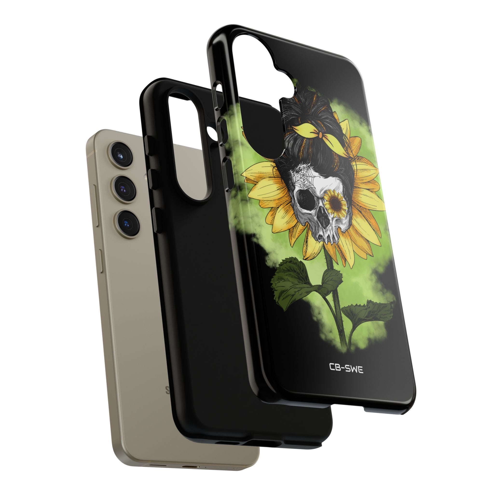Sunflower Skull Fusion - Samsung Case