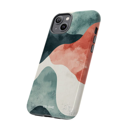 Fluid Shapes Emerge - iPhone Case