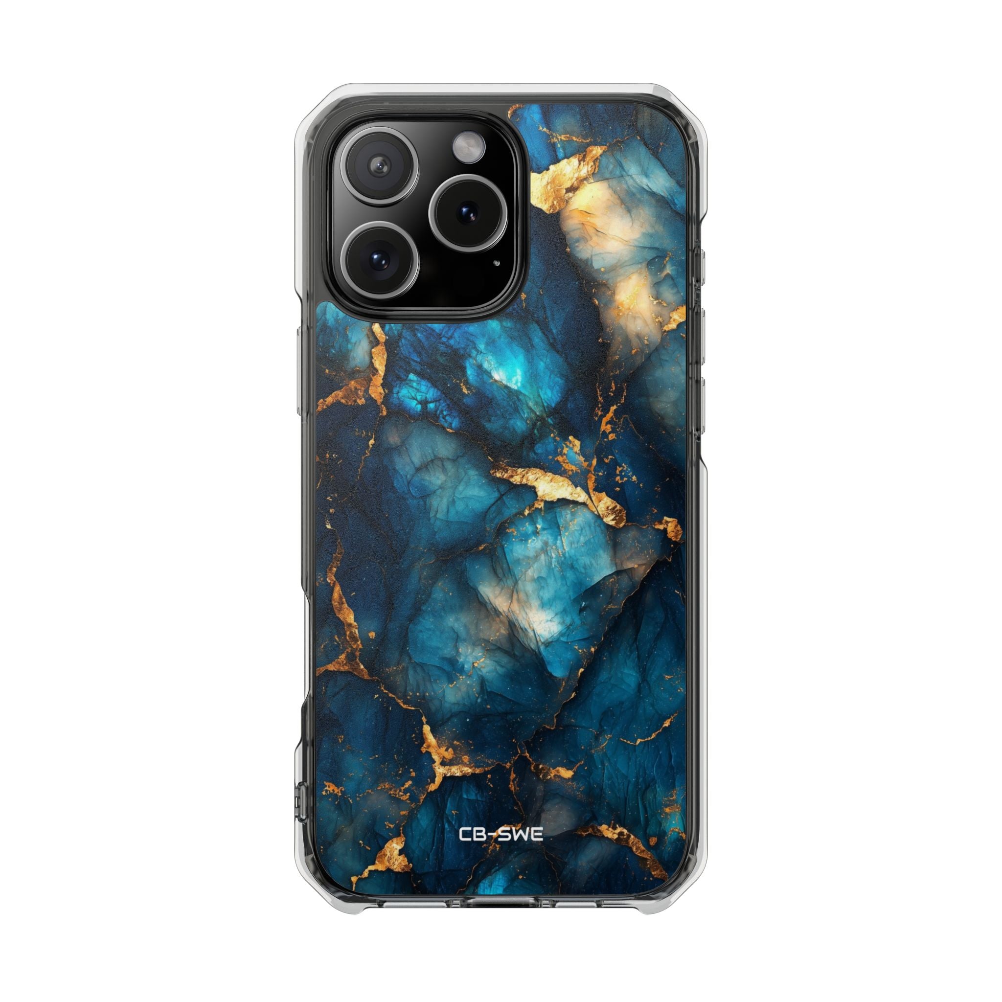 Luminous Gold Veins iPhone Case - Impact