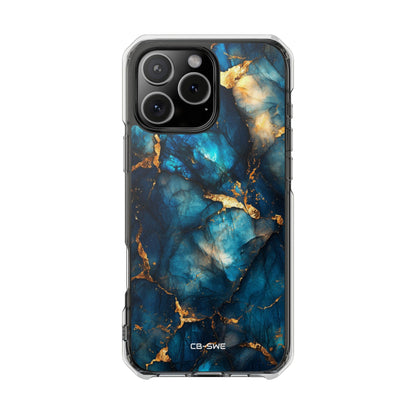 Luminous Gold Veins iPhone Case - Impact