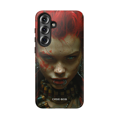 Red Spike Gaze Samsung S25 Plus Case - Tough