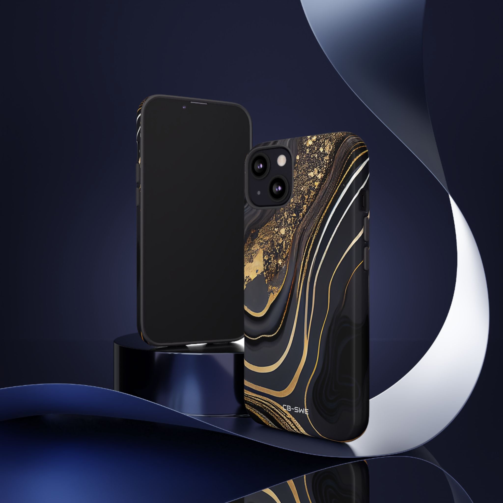 Elegant Gold Streams - iPhone Case