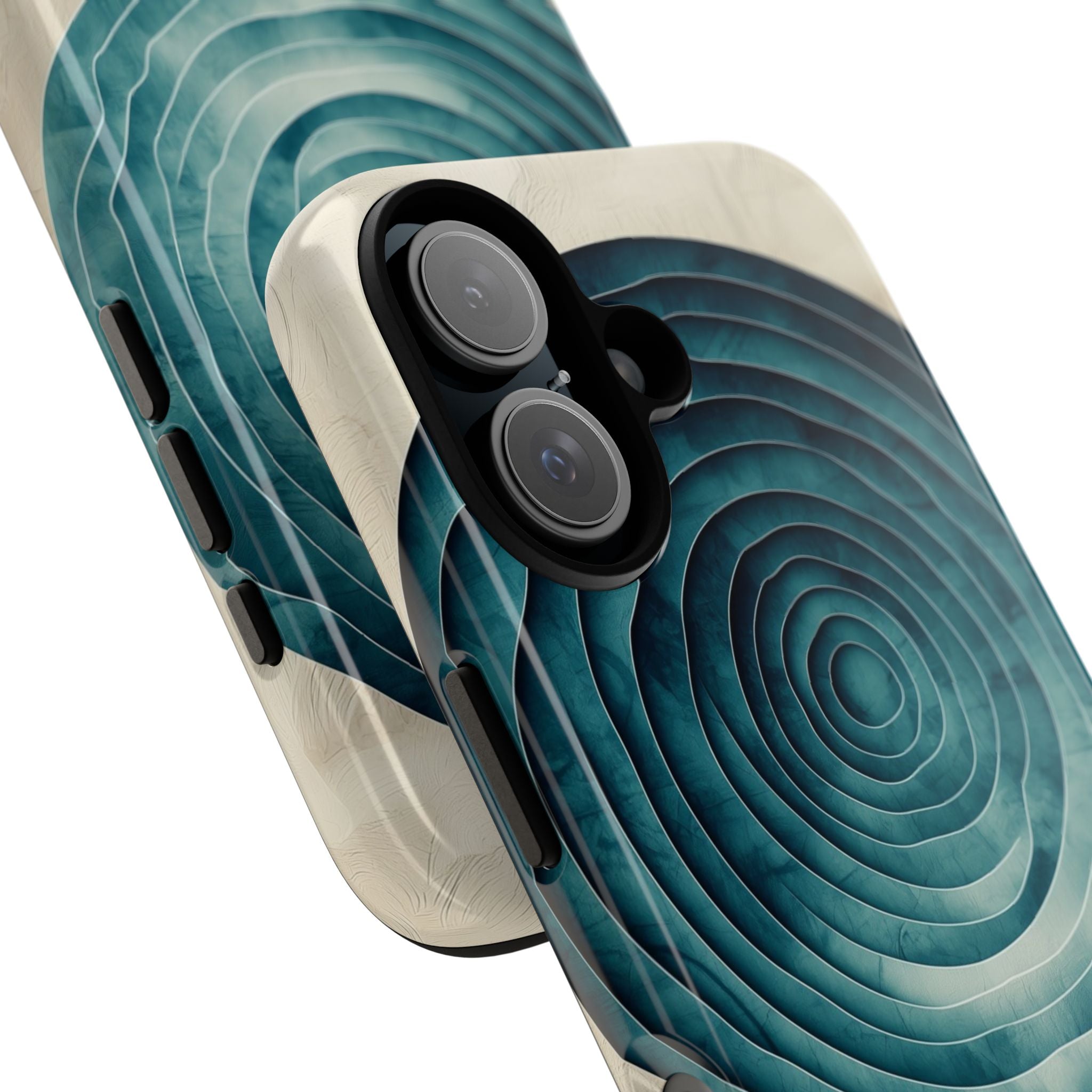 Waves Embrace Circles - iPhone Case