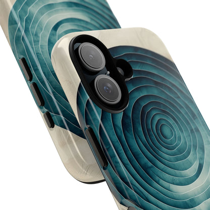 Waves Embrace Circles - iPhone Case