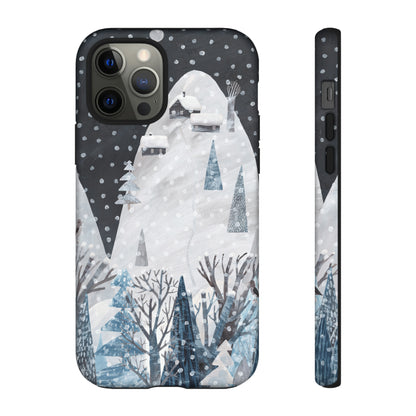 Cute Winter Landscape - Protective Phone Case