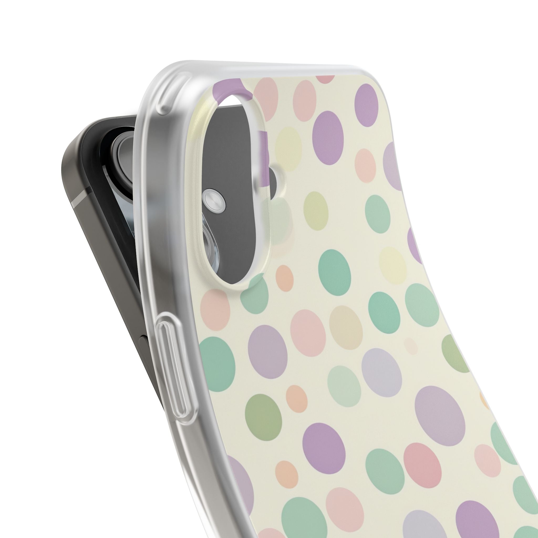 Playful Pastel Polka Dots - Flexi iPhone 16 Phone Case