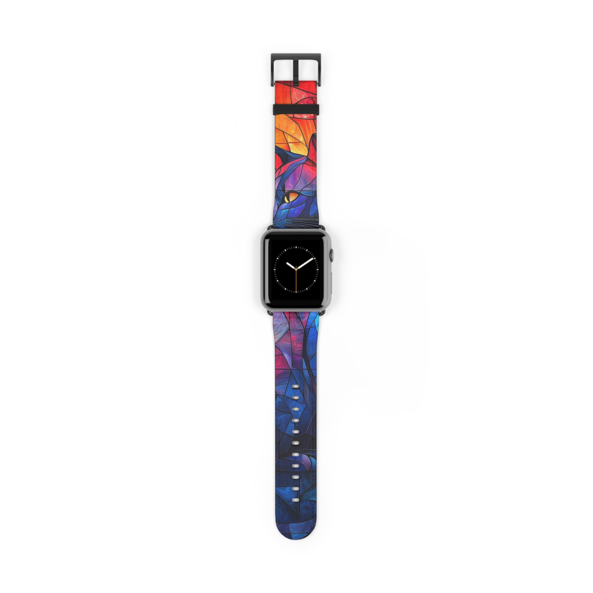 Stained Glass Cat - Watch Band