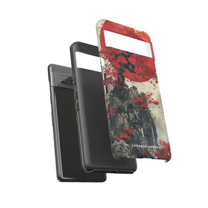 Zen Serenity in Red Harmony Google Pixel 7 - Tough Phone Case