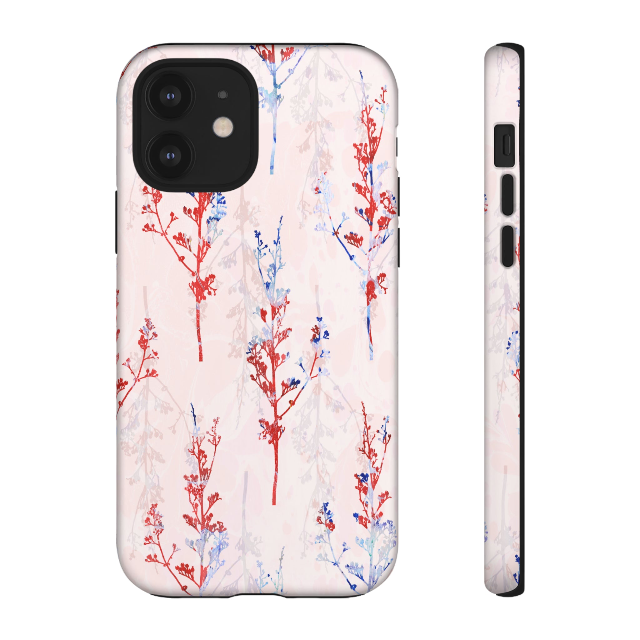 Pink Vintage Flowers - Protective Phone Case