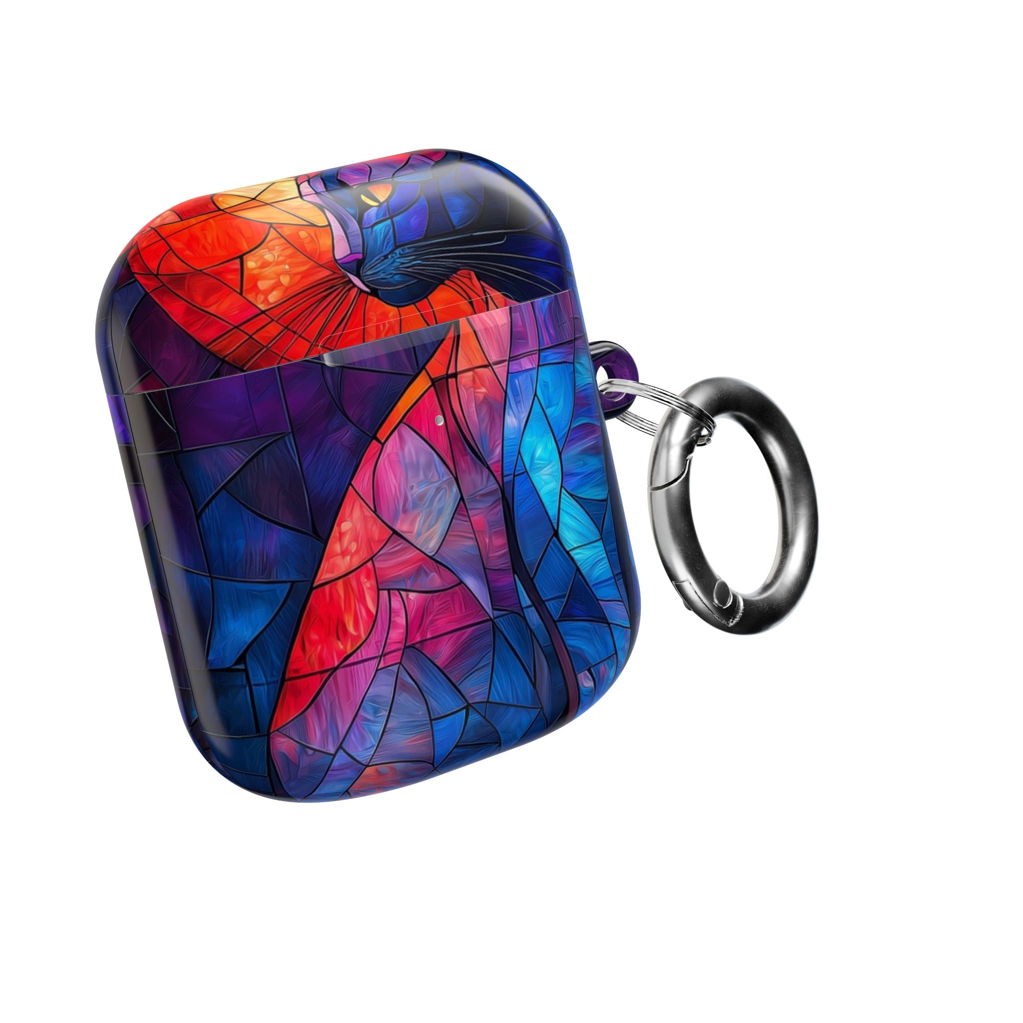 Stained Glass Cat - AirPods Case