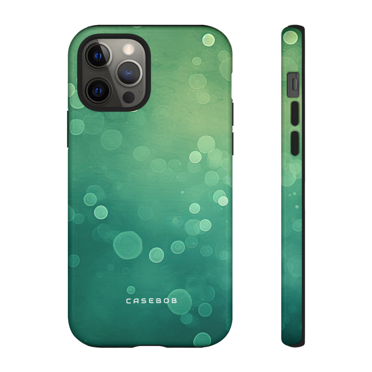 Green Dot Matrix - Protective Phone Case