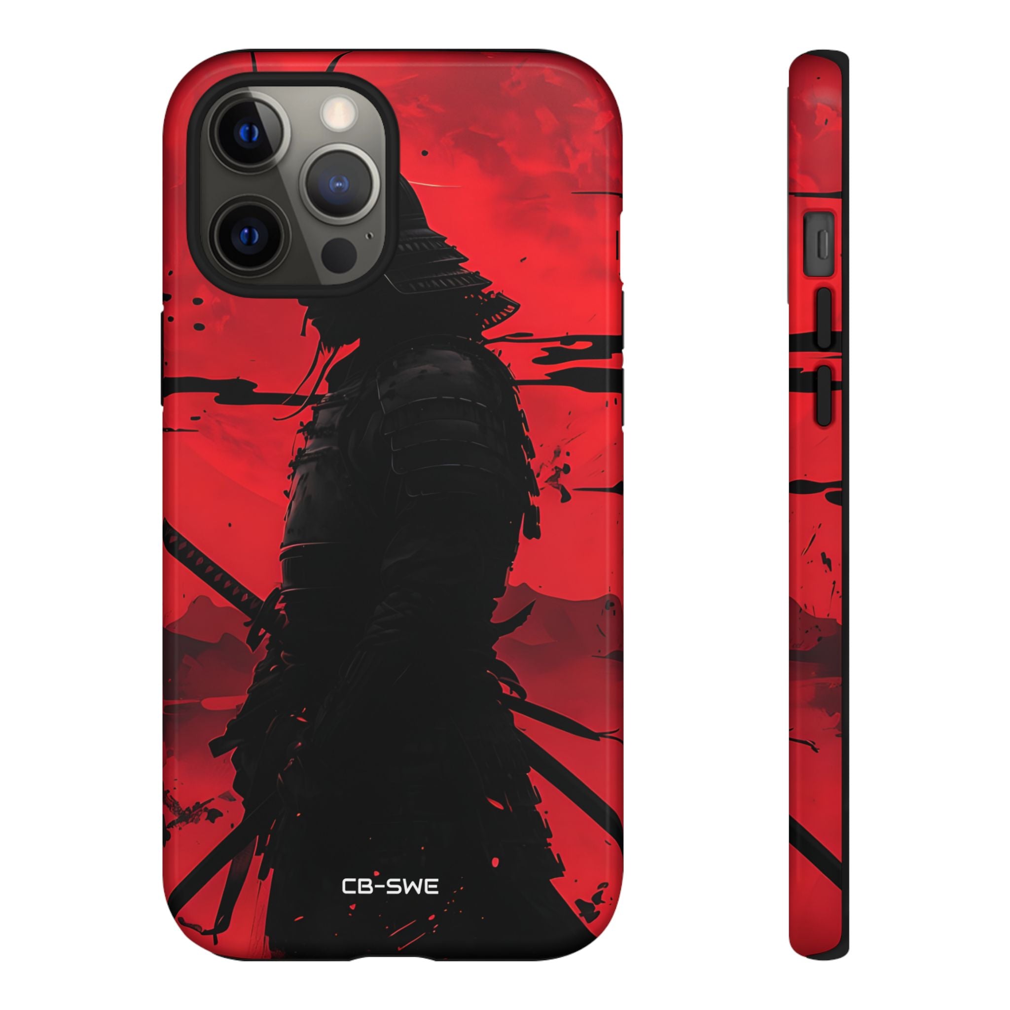 Red Samurai Shadow - iPhone Case