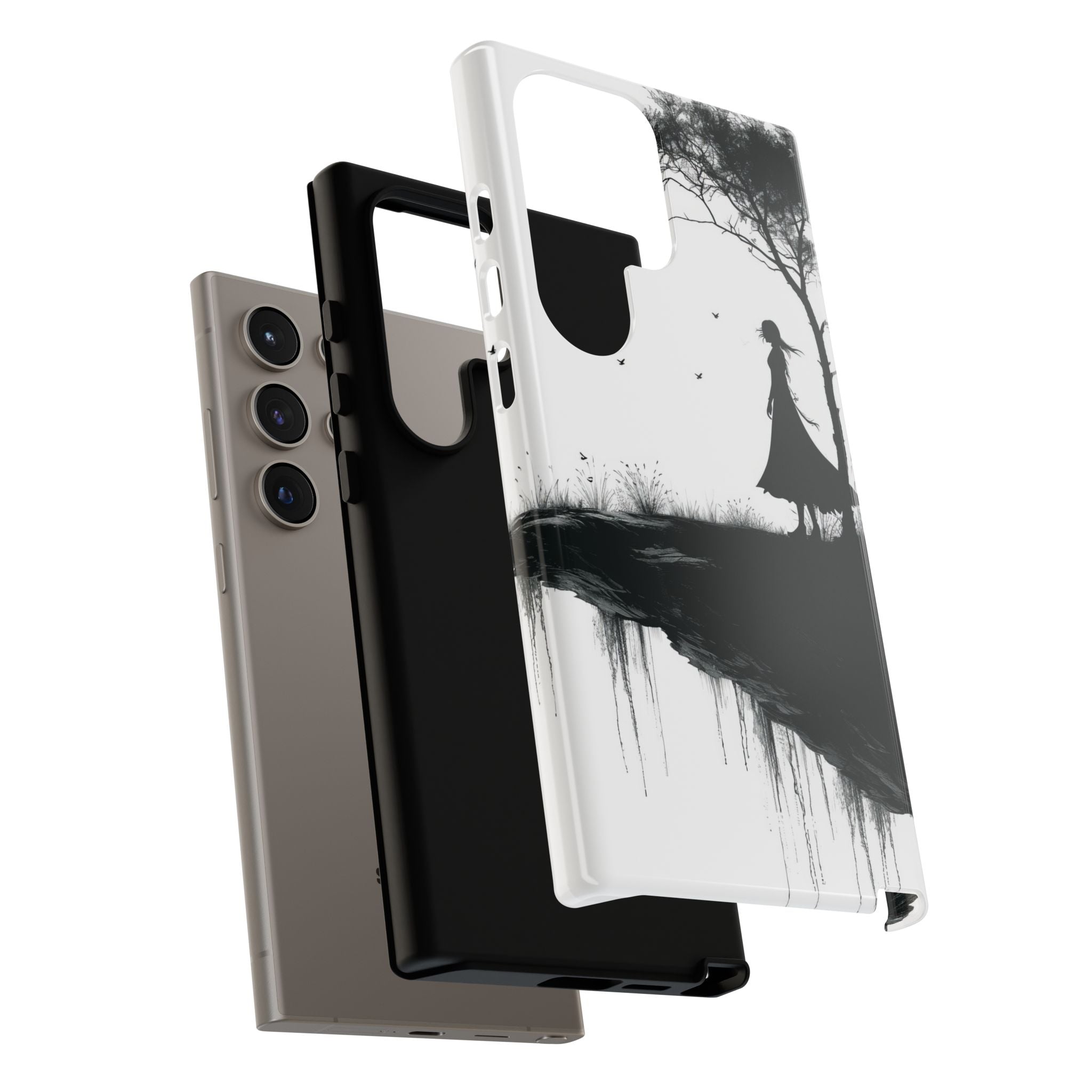 Cliffside Silhouette Samsung S24 Ultra Case - Tough