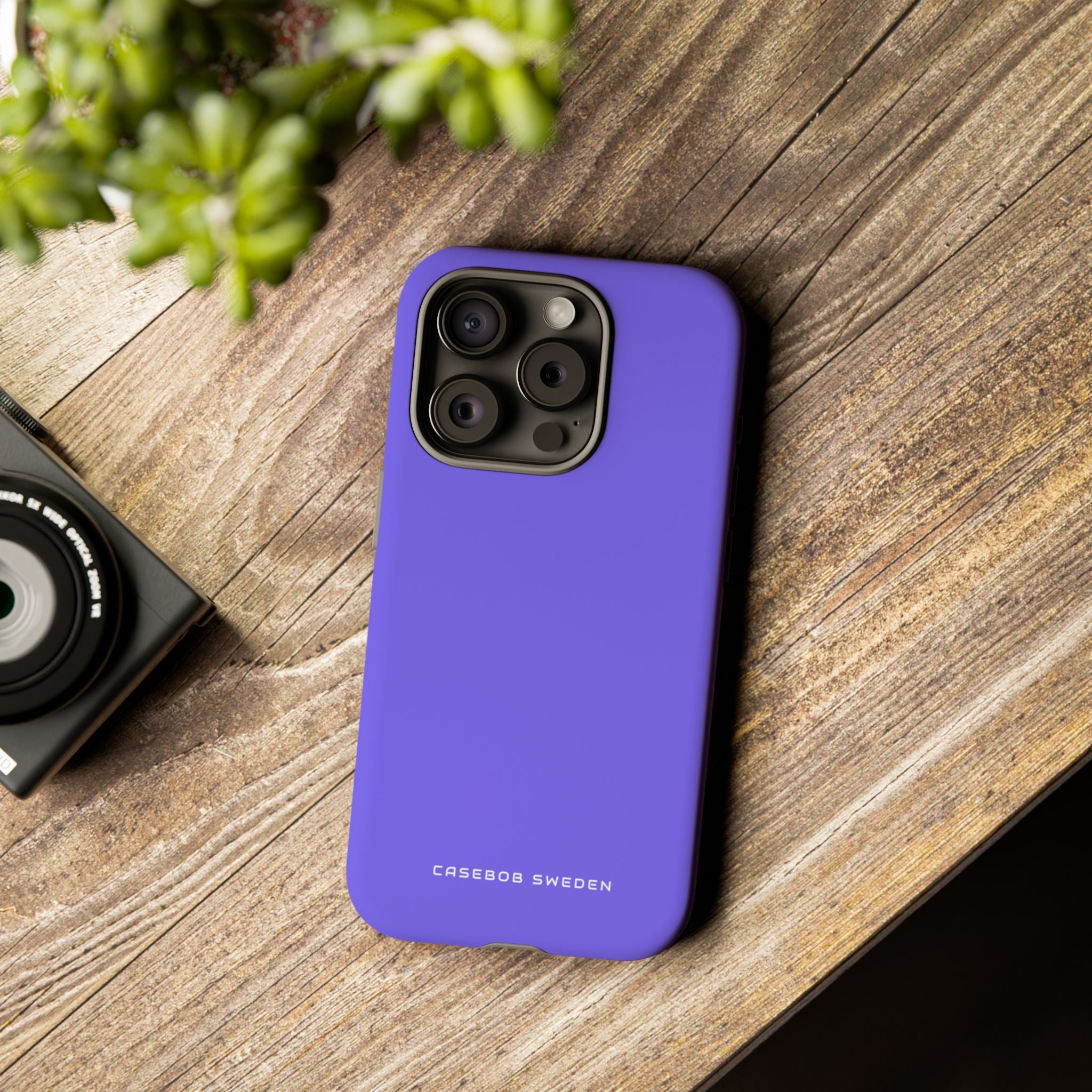 Medium Slate Blue iPhone 15 - Tough Phone Case