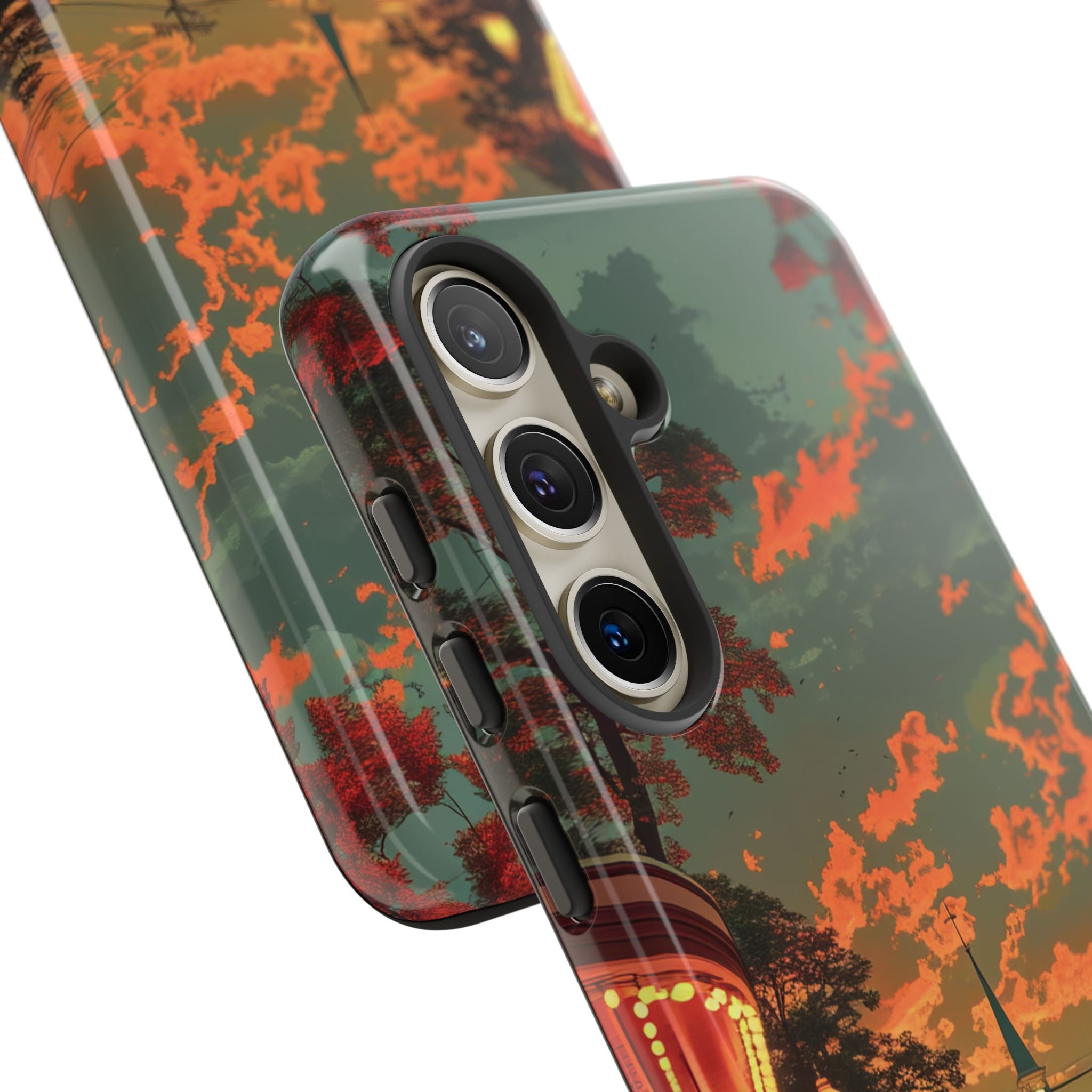 Mid-Century Nostalgia Streetscape Samsung S24 - Tough Phone Case