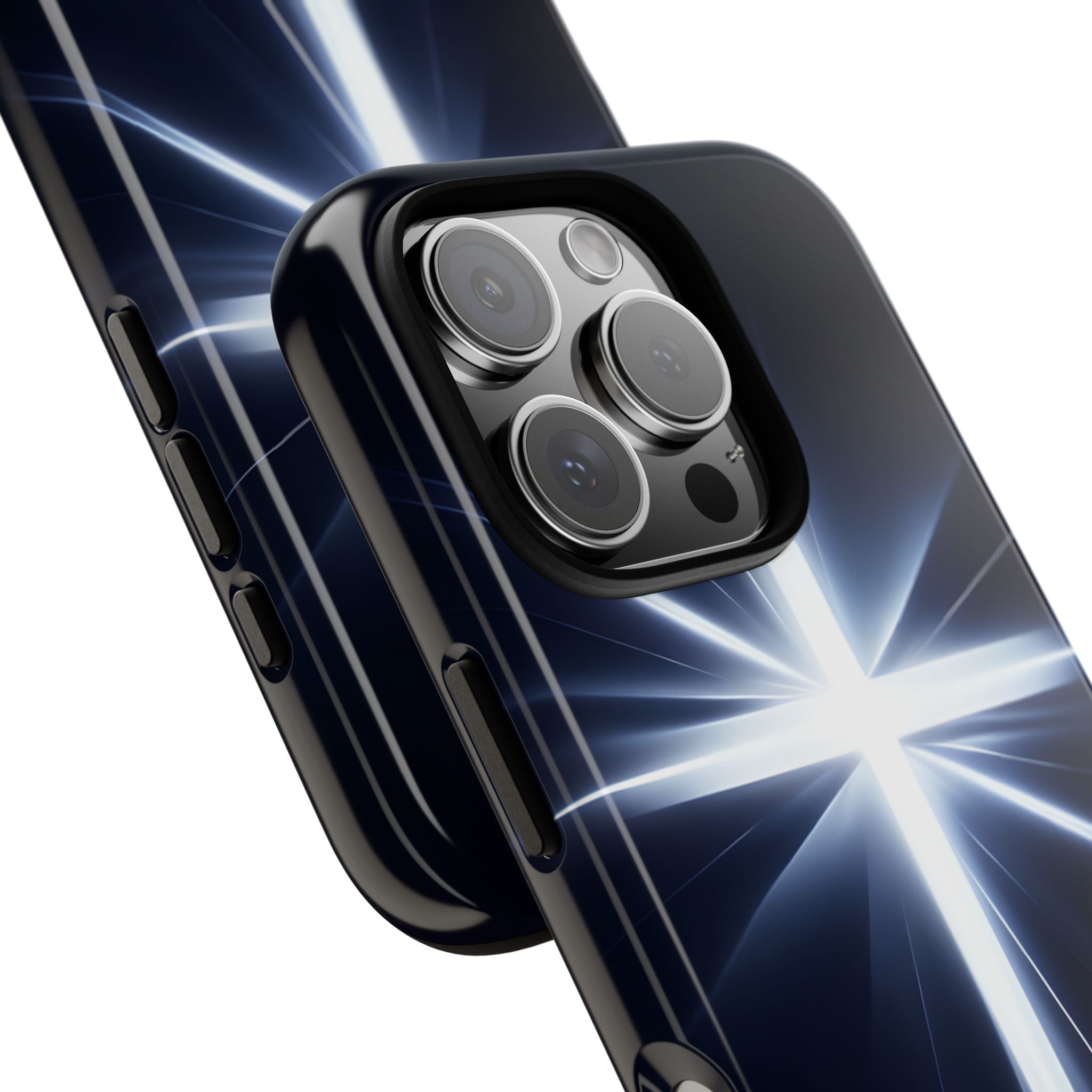Luminous Cross Radiance - iPhone Case