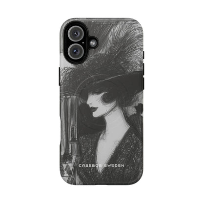 Timeless Elegance in Monochrome iPhone 16 | Tough+ Phone Case