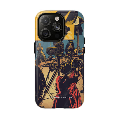 Golden Era Cinematic Spotlight iPhone 14 | Tough+ Phone Case