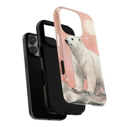 Polar Bear Radiance iPhone 16 Pro Case - Tough