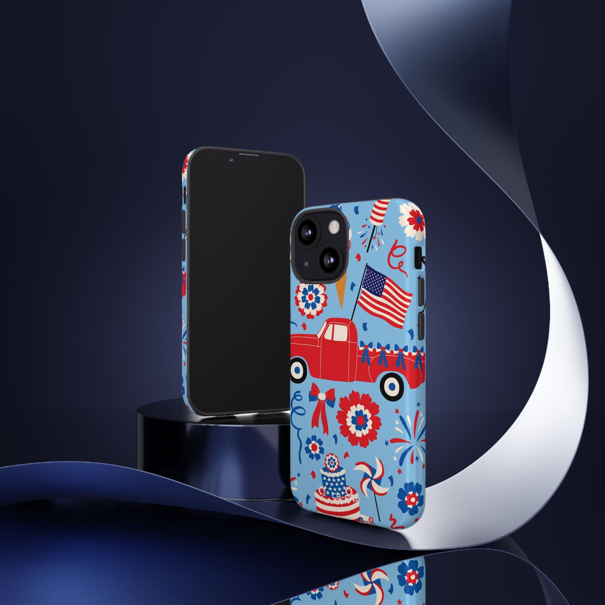Festive Truck Parade - iPhone Case
