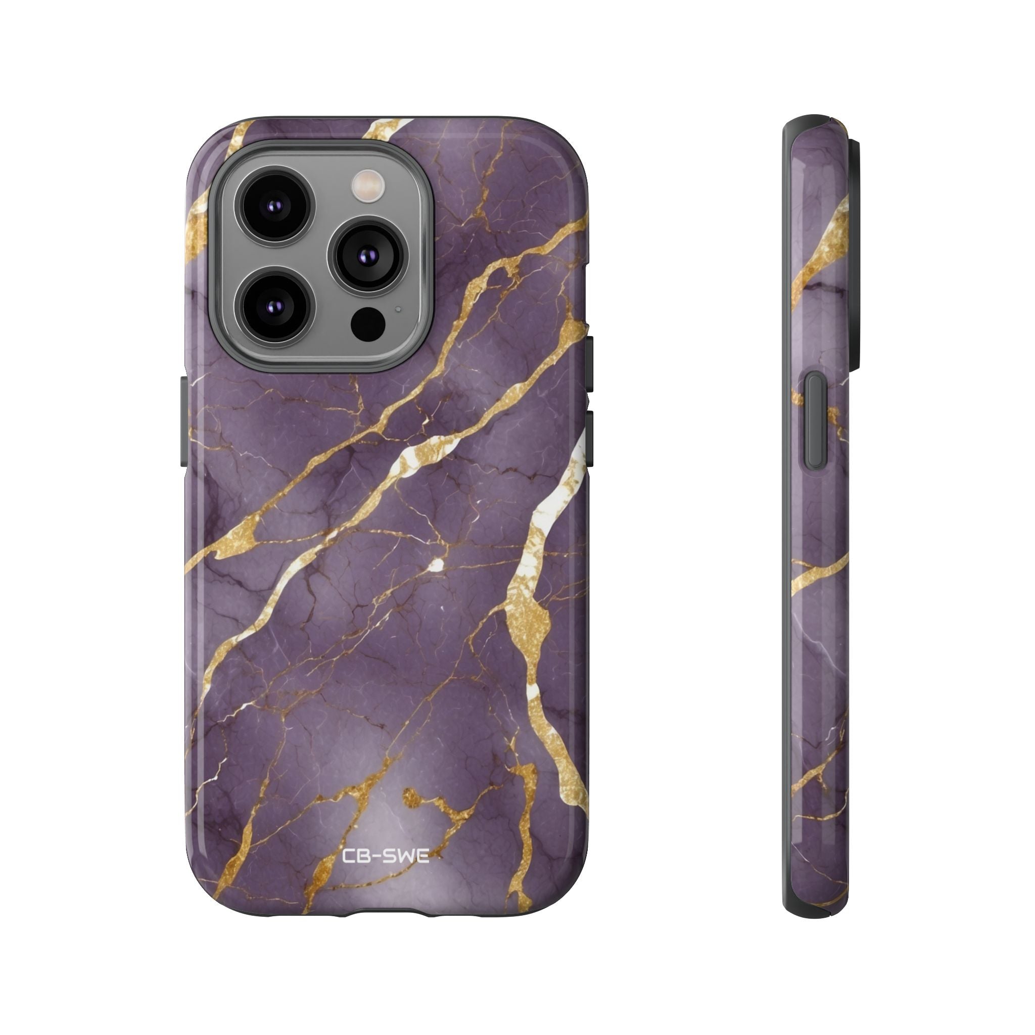 Golden Veins Flowing - iPhone Case