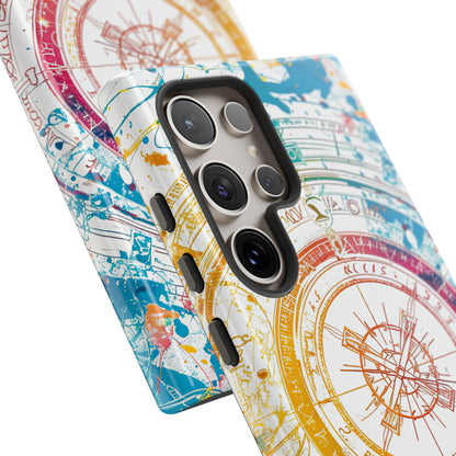 Astrological Wheel Wonders - Protective Phone Case