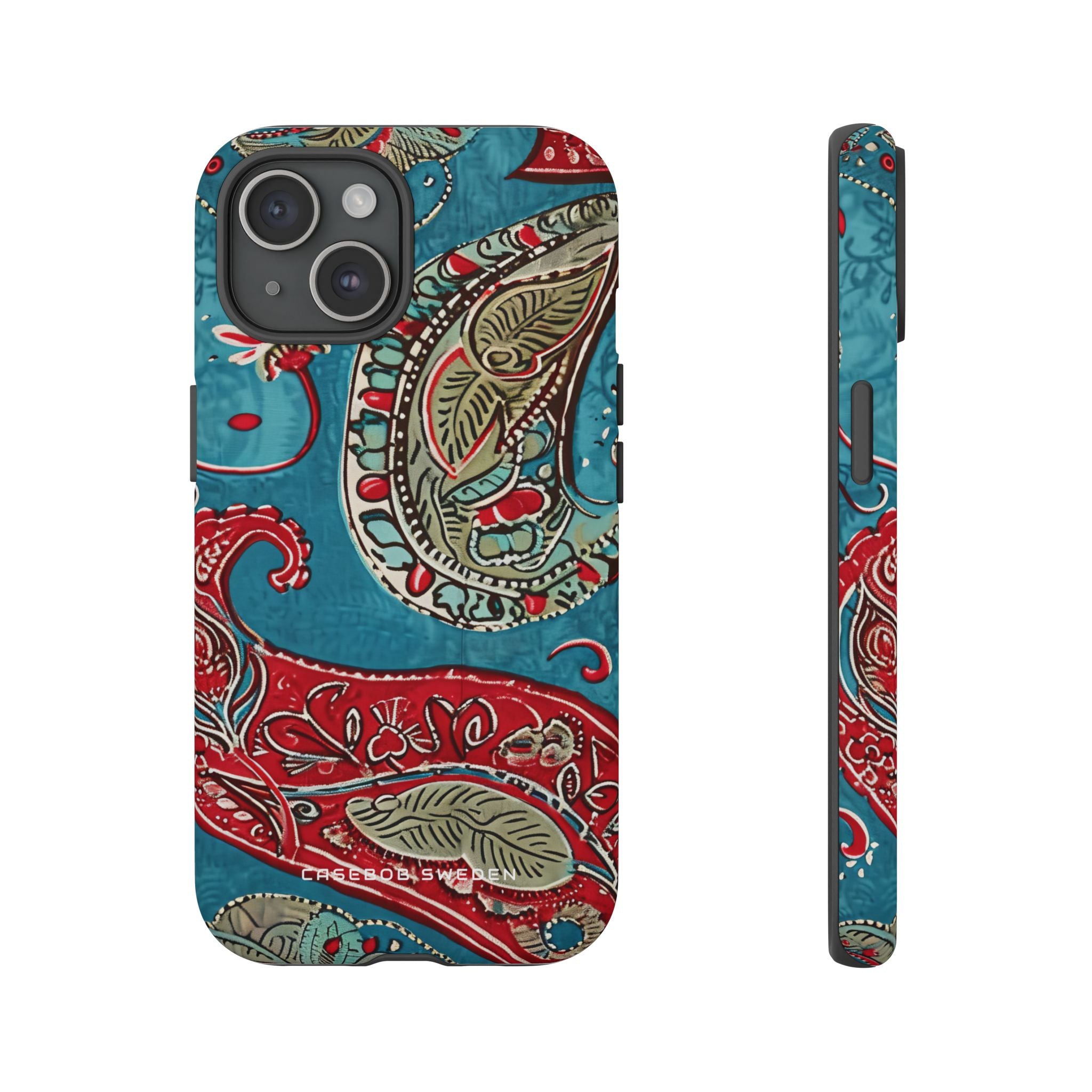 Vintage Paisley Elegance iPhone 15 - Tough Phone Case