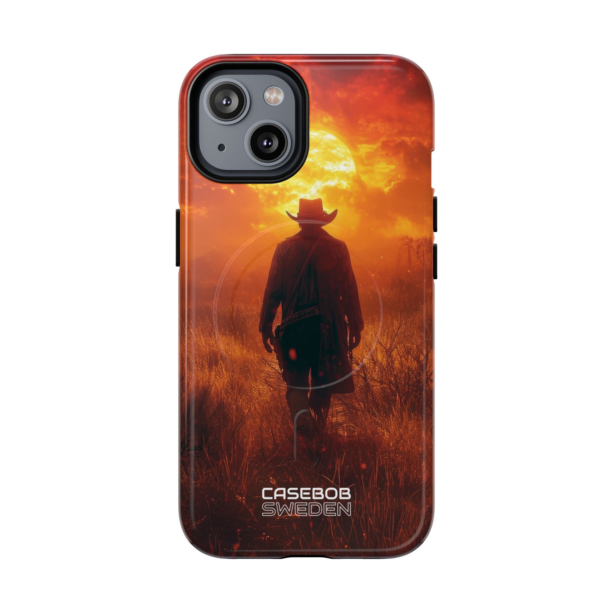 Fiery Sunset Cowboy iPhone 14 - Tough+