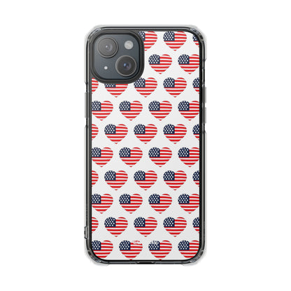 Hearts Embrace Freedom iPhone Case - Impact