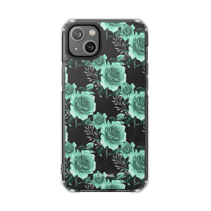 Turquoise Rose Symphony iPhone Case - Impact