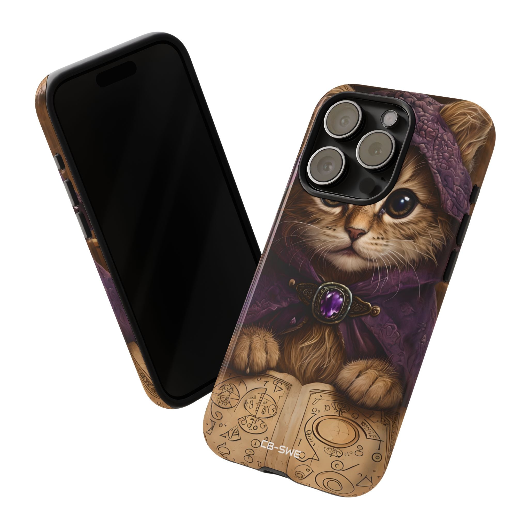 Mystical Wizard Cat - iPhone Case