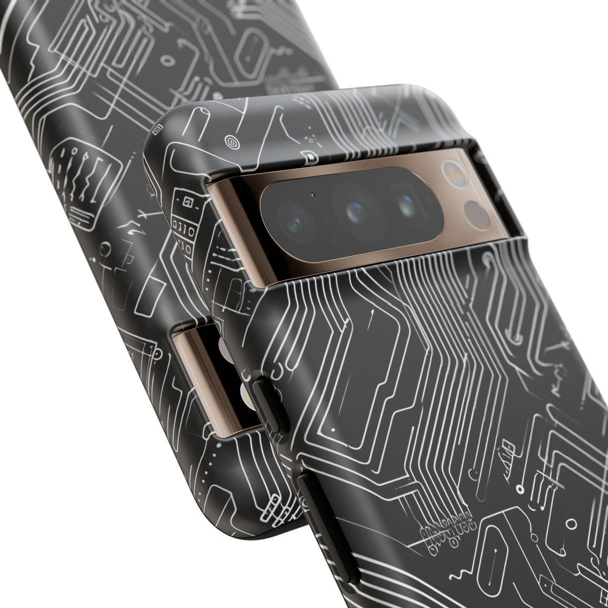 Cyber Circuitry Art | Protective Phone Case for Google Pixel