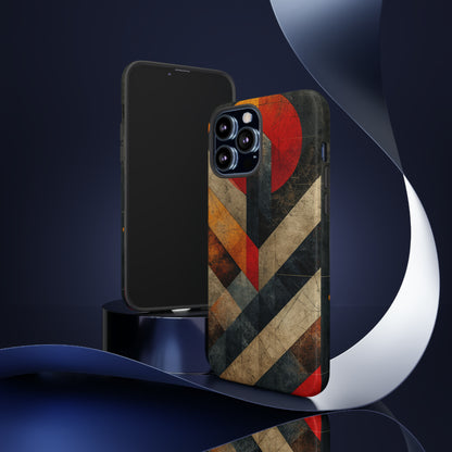 Art Deco Geometry Extravaganza - Protective Phone Case