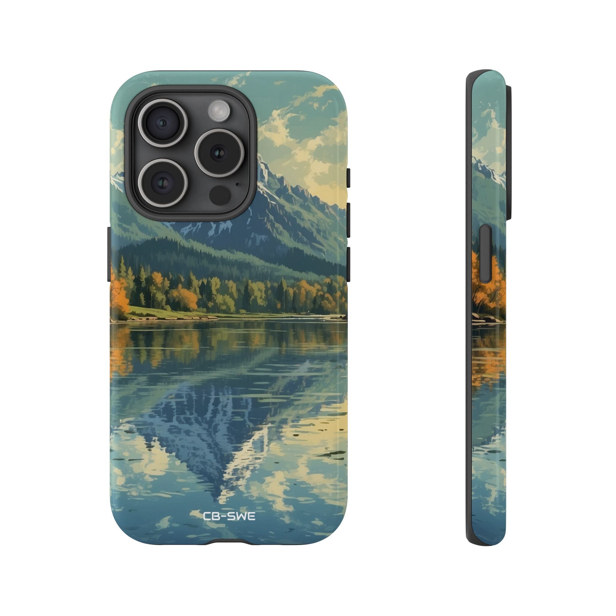 Mountain Reflects Calm - iPhone Case